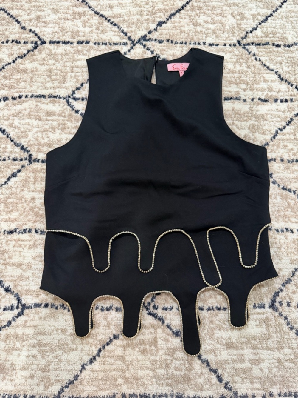 EVA FRANCO STRUCTURED RIBBED TANK
